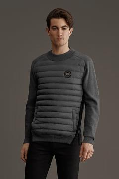 Chamarras Canada Goose Hombre Outlet - HyBridge Prendas De Punto Black Label Grises ZO6149358